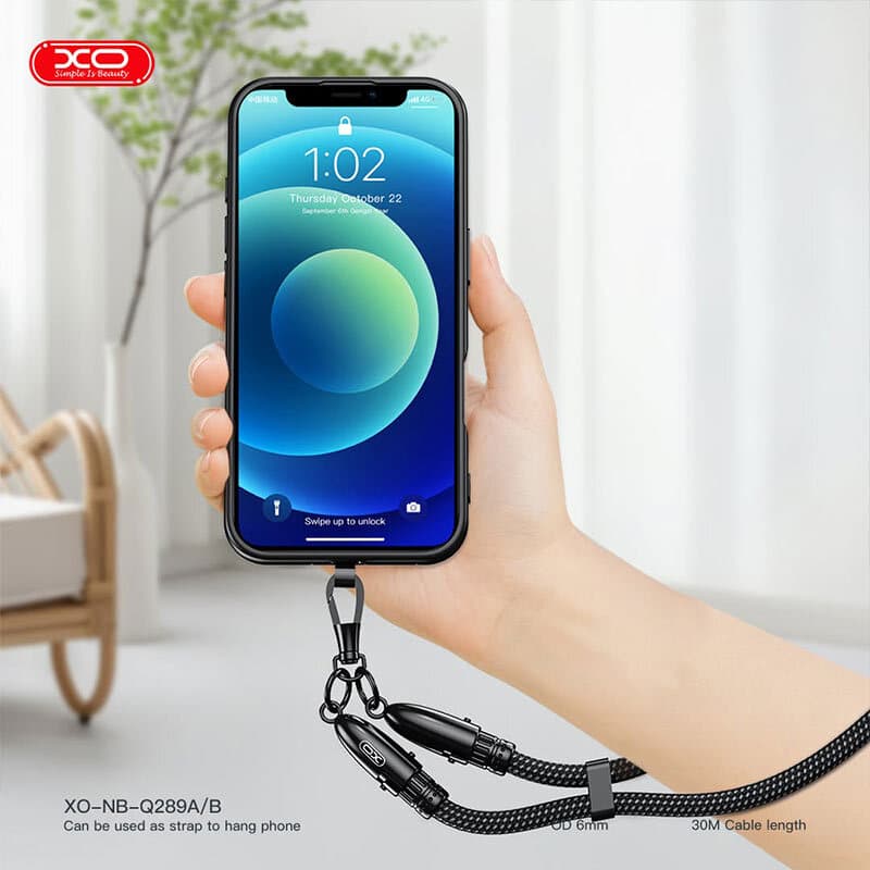 کابل کوتاه تایپ سی به لایتنینگ فست شارژ 27 وات ایکس او XO-NB-Q289A طول 30 سانتی متر — تصویر ۵