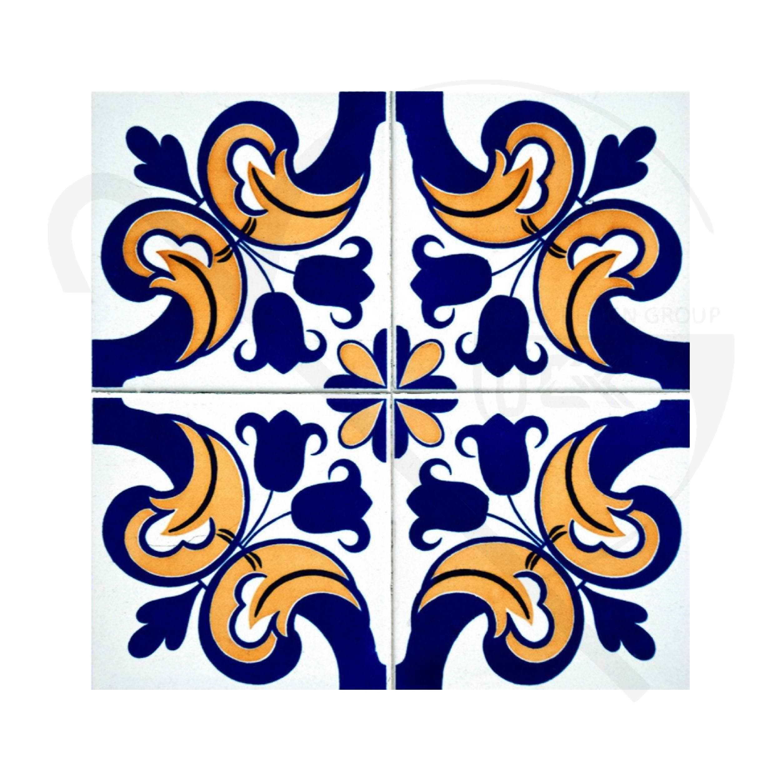 کاشی سنتی اسلیمی ایرانی کد T065