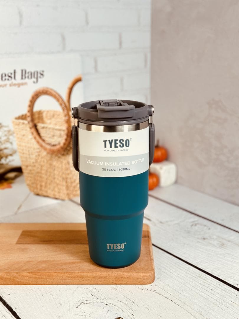 تراول ماگ 1050 میل دسته دار تایسو درب مات کد TS_8829 — تصویر ۴
