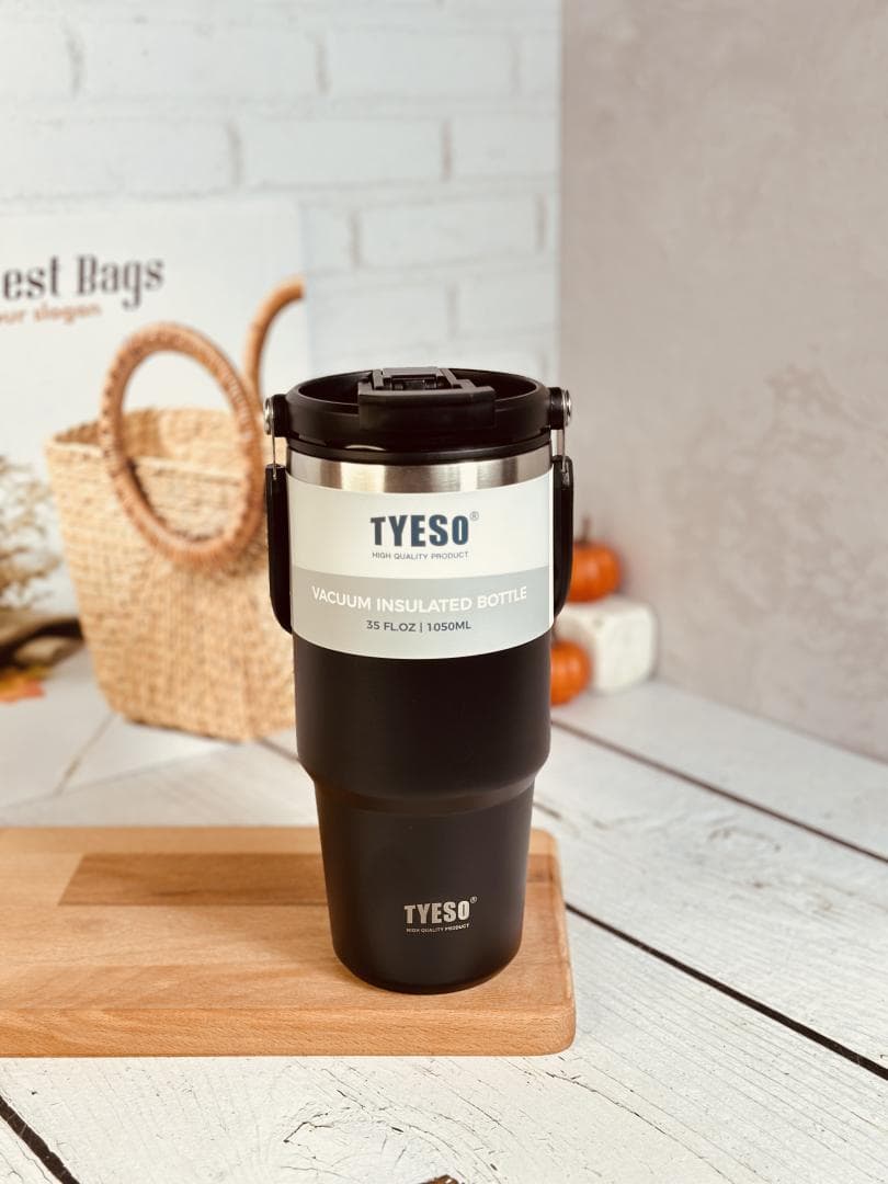 تراول ماگ 1050 میل دسته دار تایسو درب مات کد TS_8829 — تصویر ۵