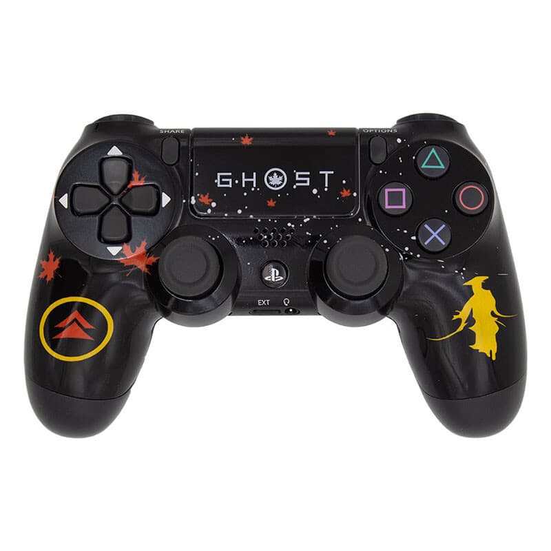 دسته بازی بی سیم SONY PlayStation 4 DualShock 4 High Copy طرح Ghost of Tsushima