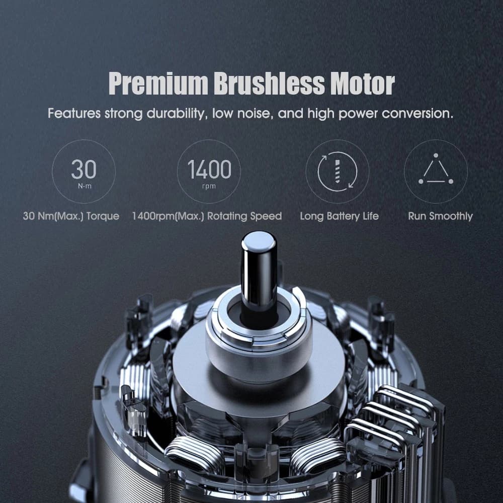 دريل شارژی چندمنظوره شيائومی مدل Mijia Cordless Electric Drill Kit — تصویر ۸