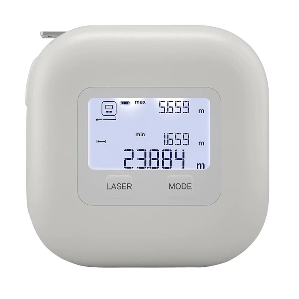 متر ليزری شيائومی مدل Xiaomi Akku 25m Laser Distance Meter Tape AK301