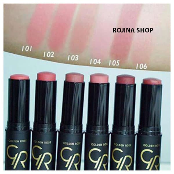 رژگونه استیکی گلدن رز شماره 107 — تصویر ۳