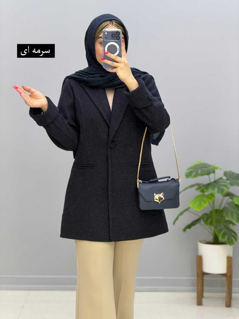 پالتو یقه آرشال فوتر سیمیا کد 227692 — تصویر ۳