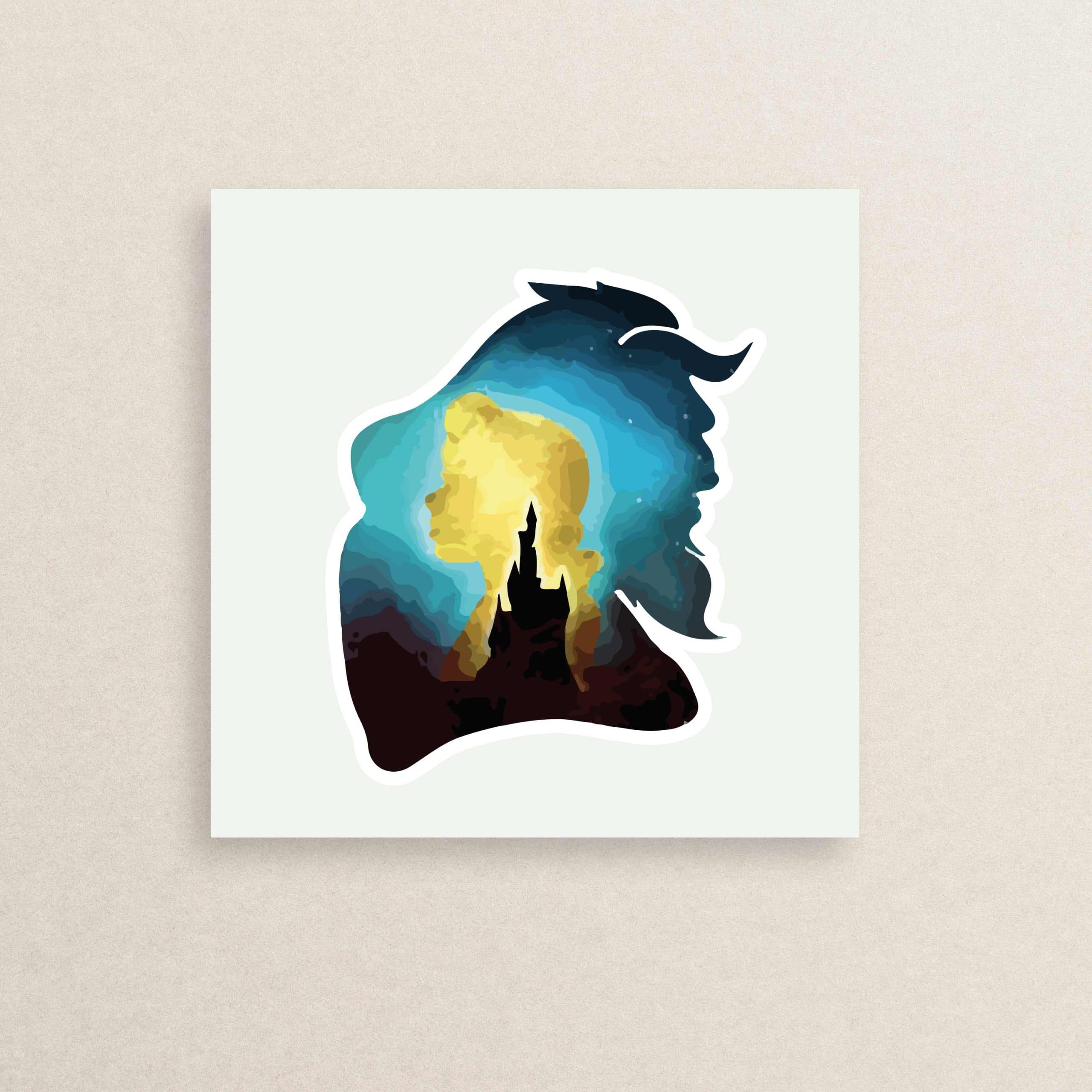استیکر دیو و دلبر 03 | Beauty and Beast sticker 03