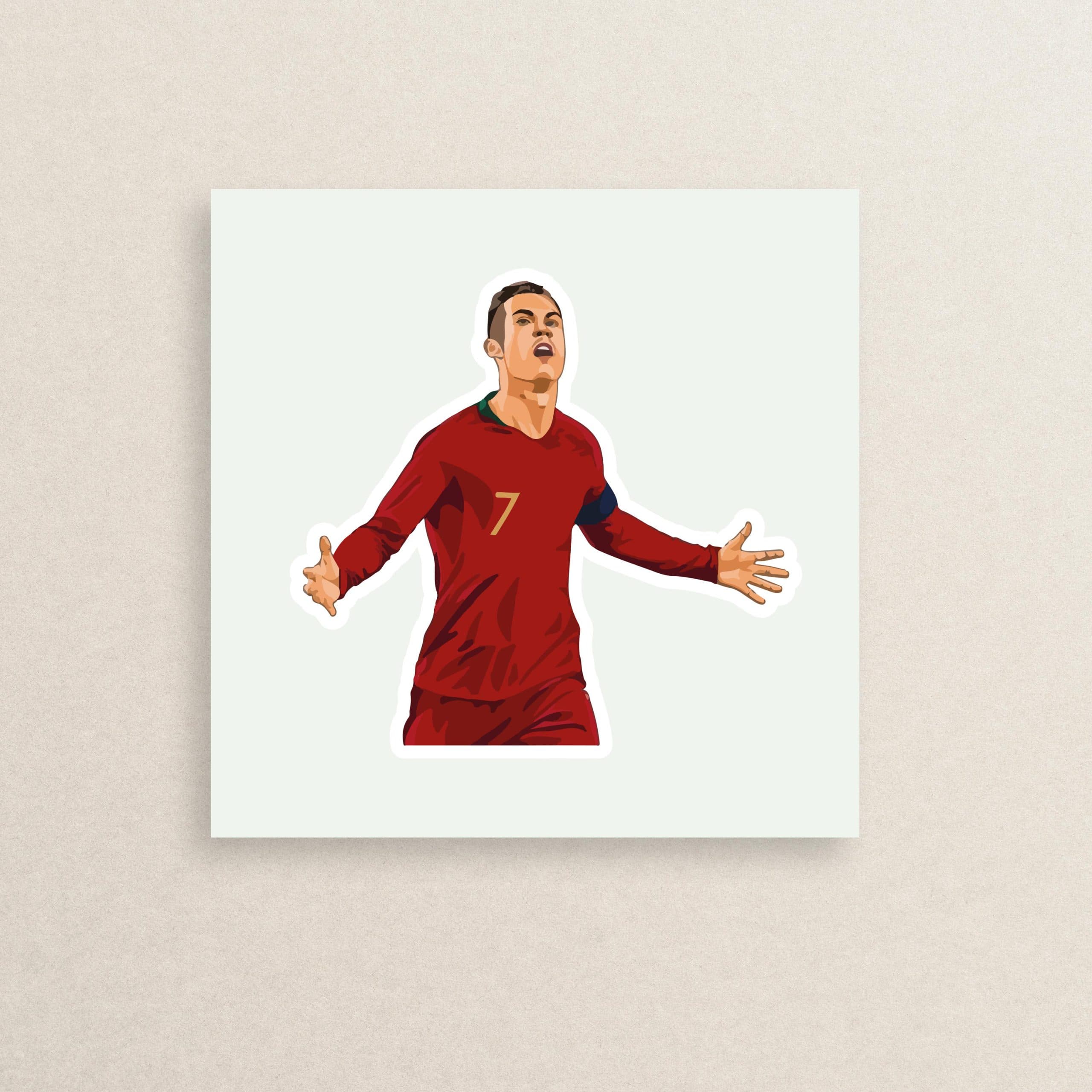 استیکر فوتبالیست کریستیانو رونالدو 11 | 11 Cristiano Ronaldo sticker