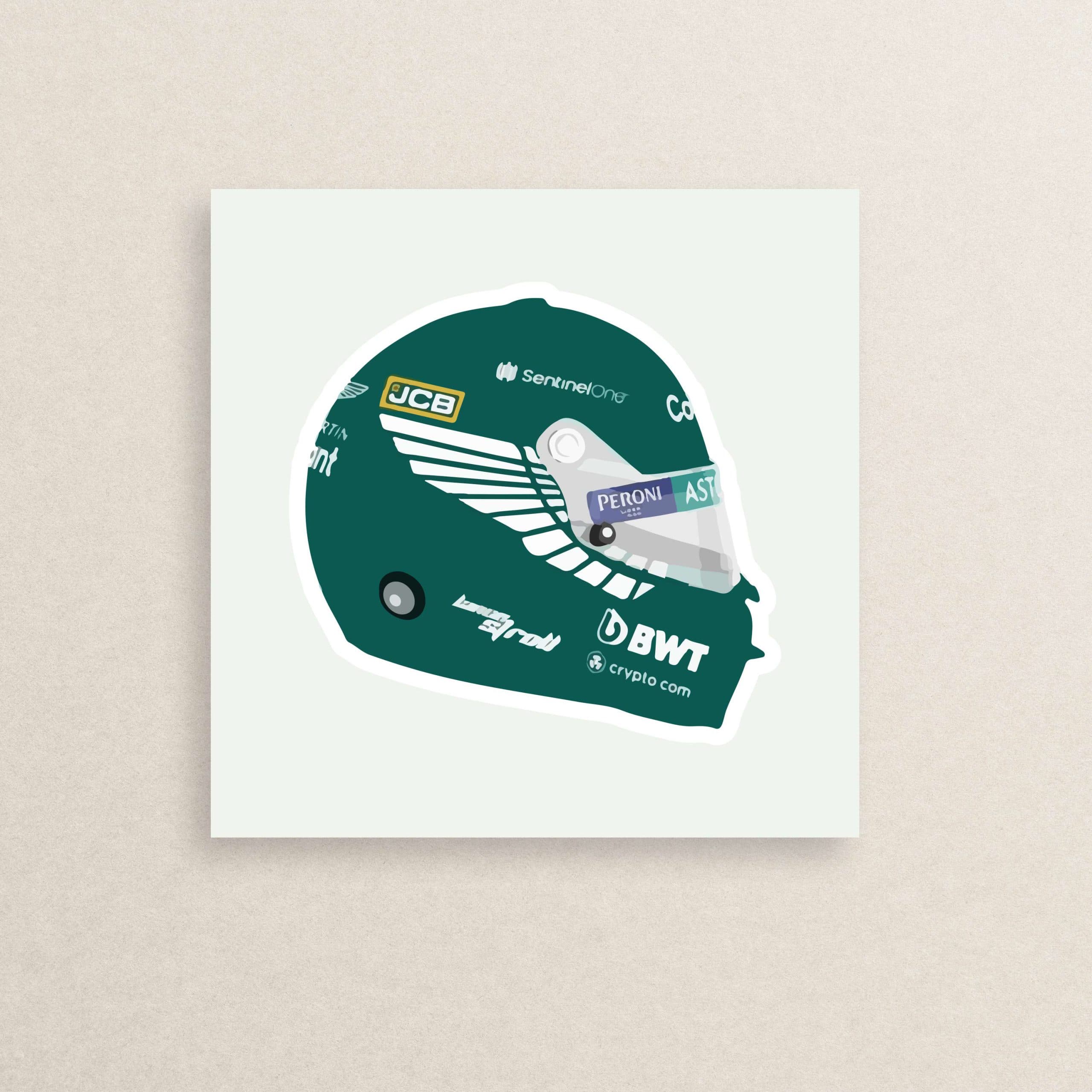 استیکر ماشین فرمول 1 – لوییس همیلتون 15 | Formula 1 Lewis Hamilton car sticker 15