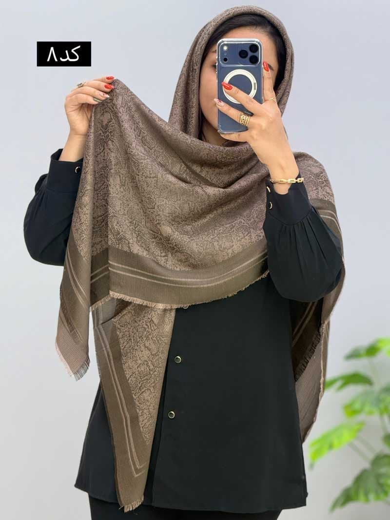 روسری ژاکارد آیسودا کد11027 — تصویر ۲