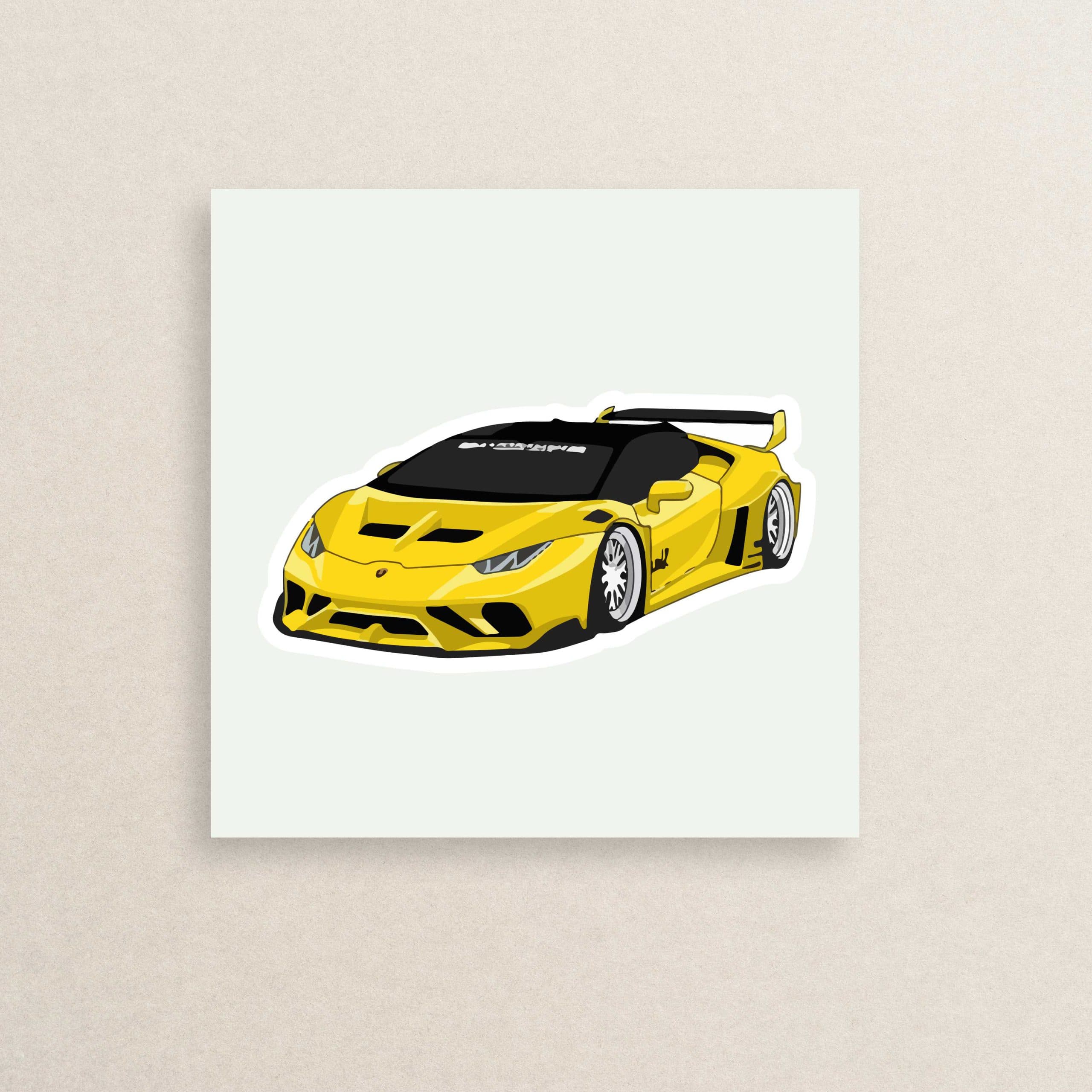 استیکر ماشین لامبورگینی 05 | Lamborghini car sticker 05