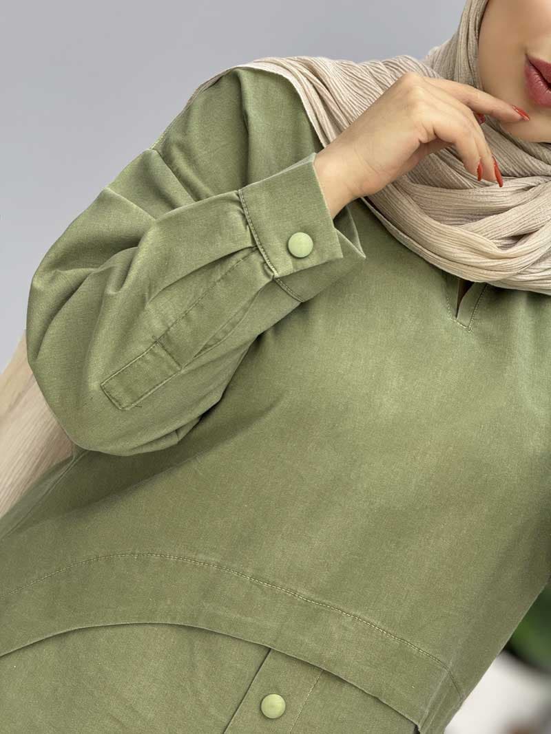تونیک کتان دلاویژ کد 20863805 — تصویر ۴