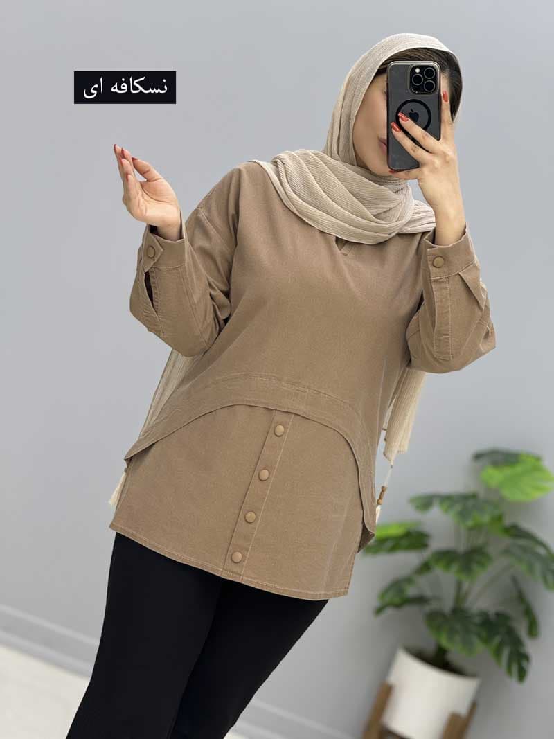 تونیک کتان دلاویژ کد 20863805 — تصویر ۶