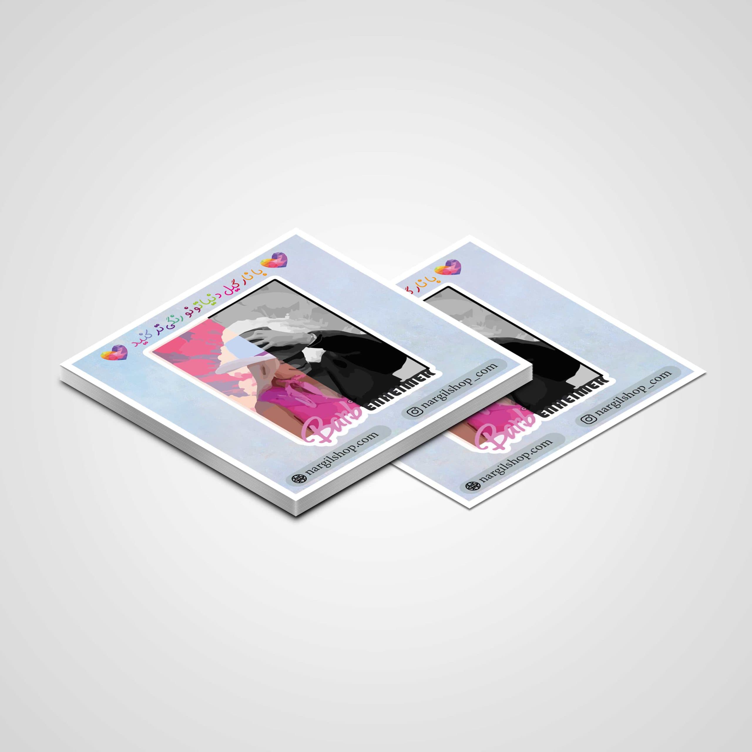 استیکر فیلم اوپنهایمر – باربی 07 | Oppenheimer – Barbie sticker 07 — تصویر ۲