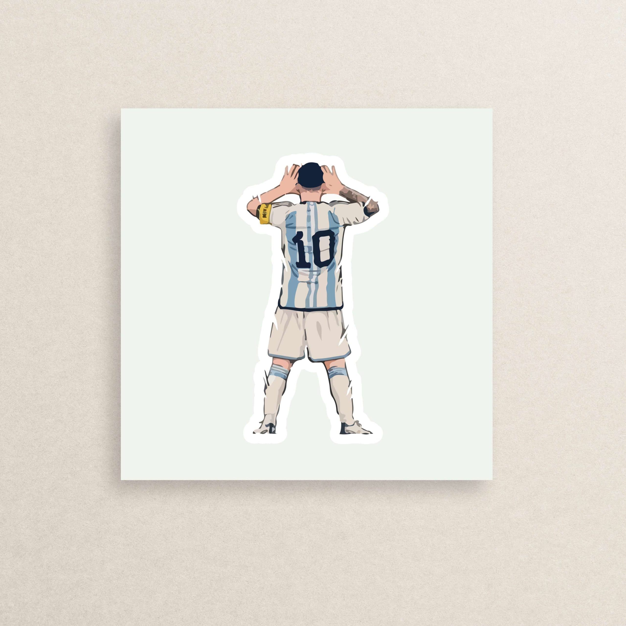 استیکر فوتبالیست لیونل مسی 09 | 09 Lionel Messi sticker