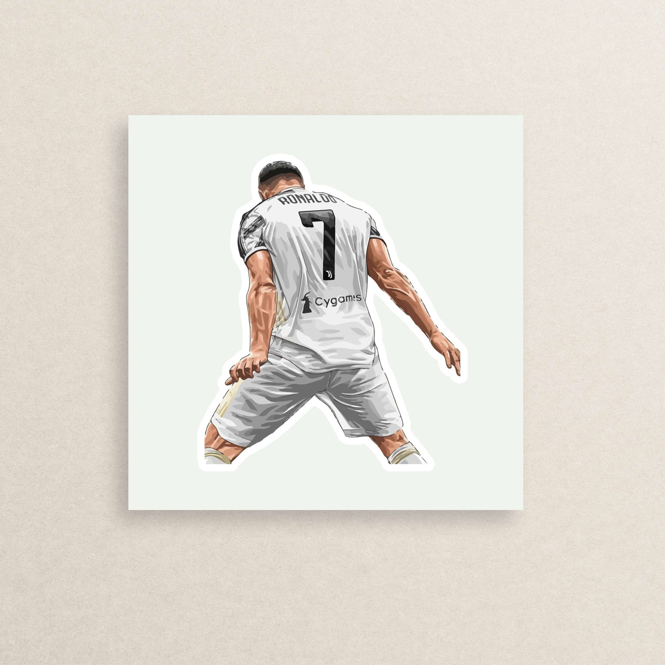 استیکر فوتبالیست کریستیانو رونالدو 08 | 08 Cristiano Ronaldo sticker