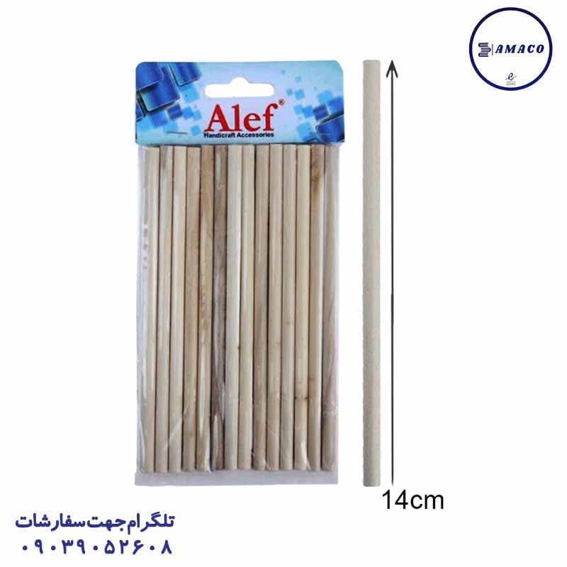 الف – میله چوبی ضخیم ساده (20)