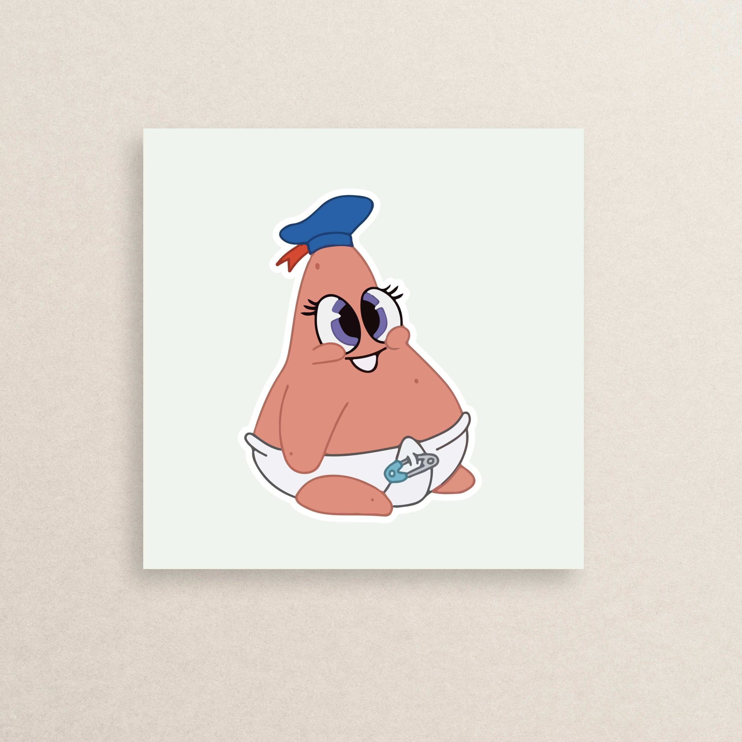 استیکر باب اسفنجی-پاتریک 9 | SpongeBob-Patrick sticker 9