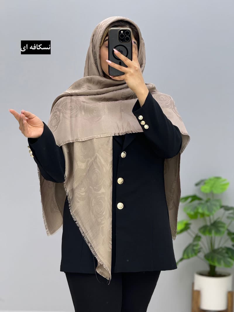 روسری ژاکارد پالونیا کد11027 — تصویر ۲