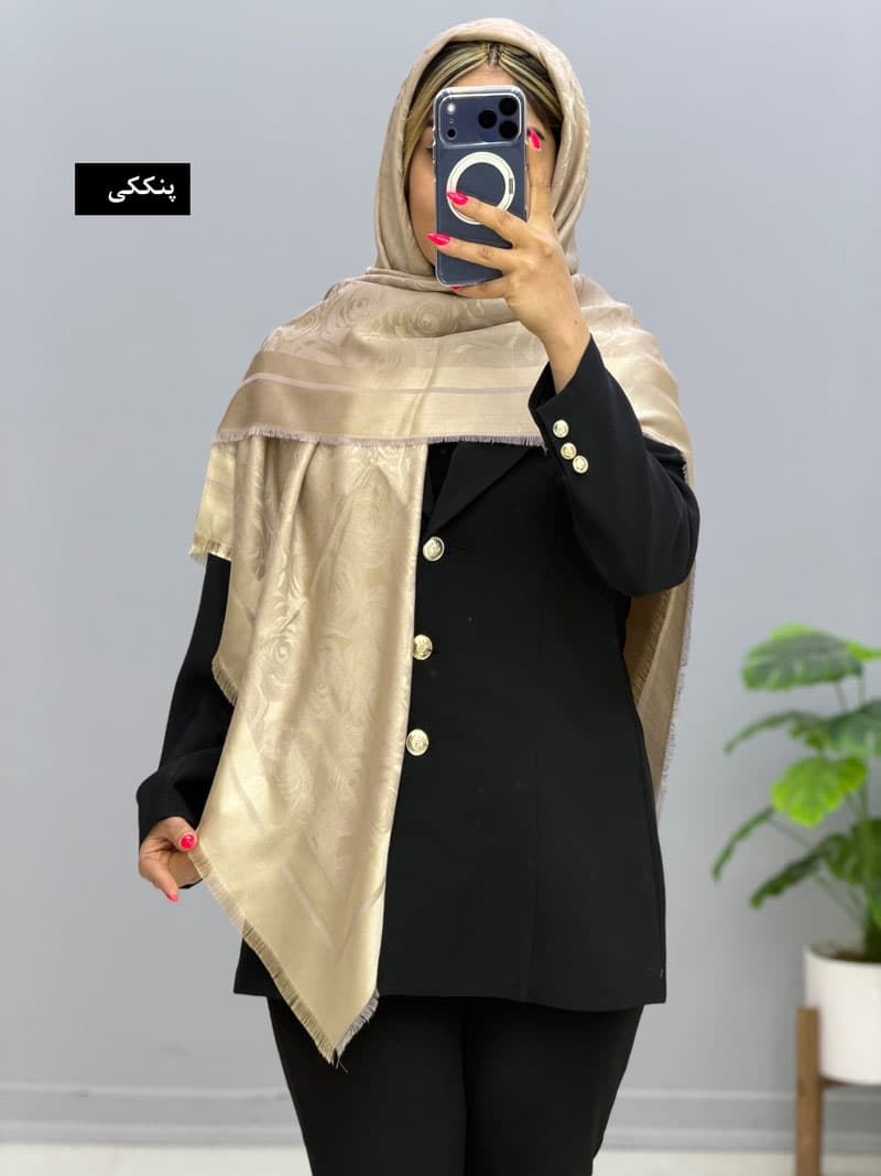 روسری ژاکارد پالونیا کد11027 — تصویر ۳