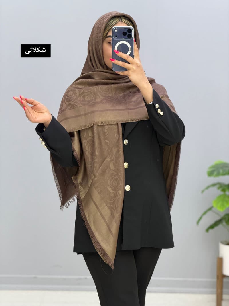 روسری ژاکارد پالونیا کد11027 — تصویر ۵