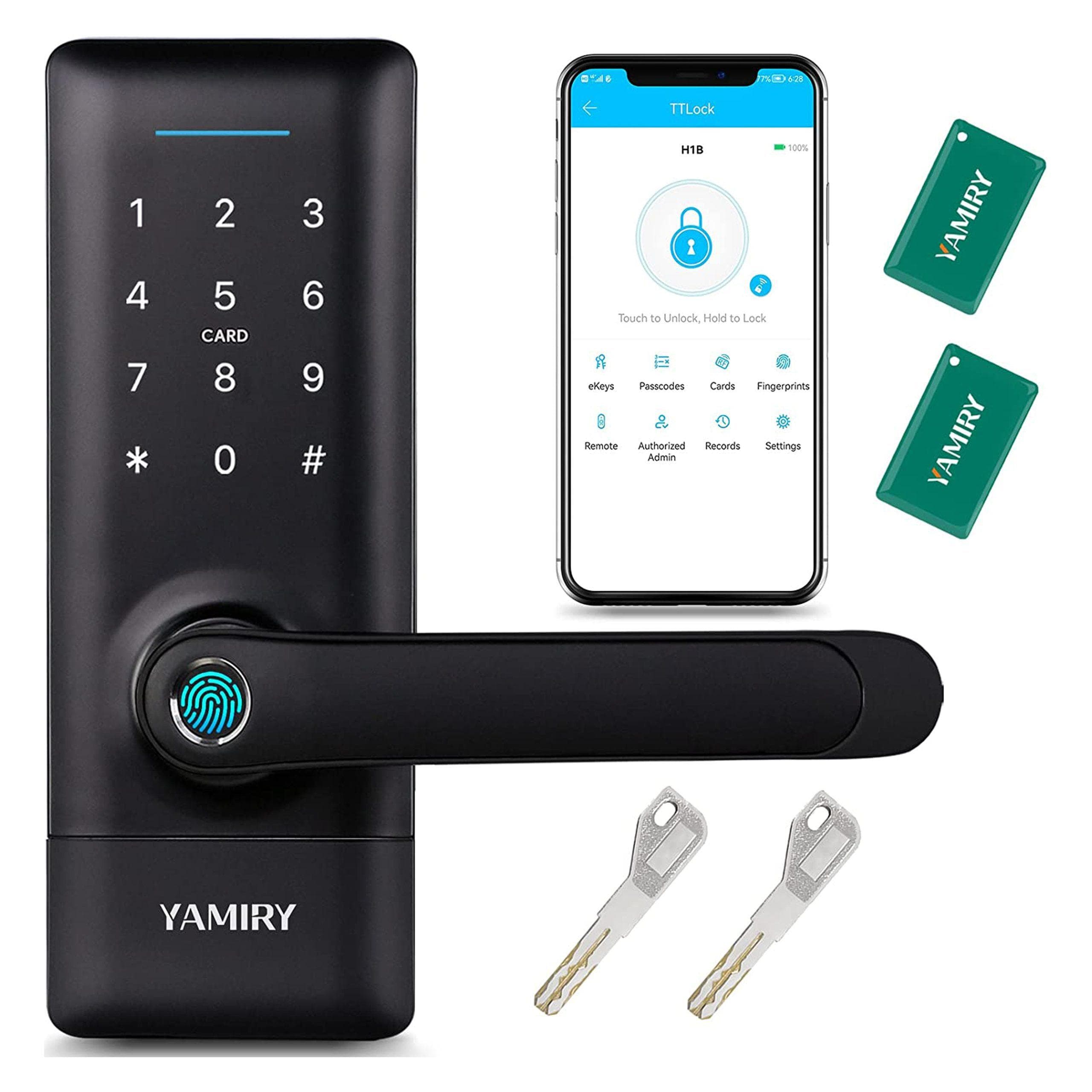 قفل هوشمند درب Smart Door Lock, Yamiry Smart Door Handle