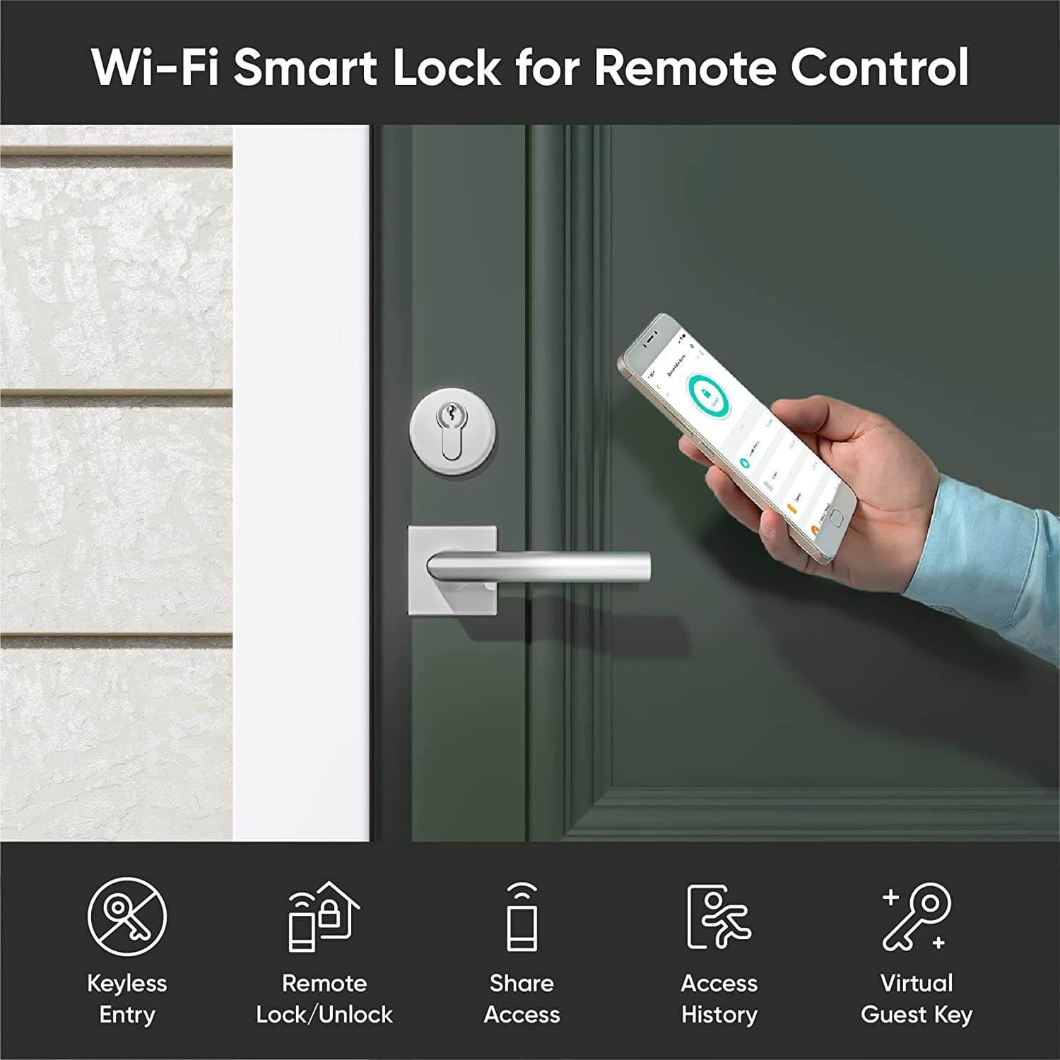 قفل هوشمند درب Wyze Smart Smart Lock WLCKG1 — تصویر ۲