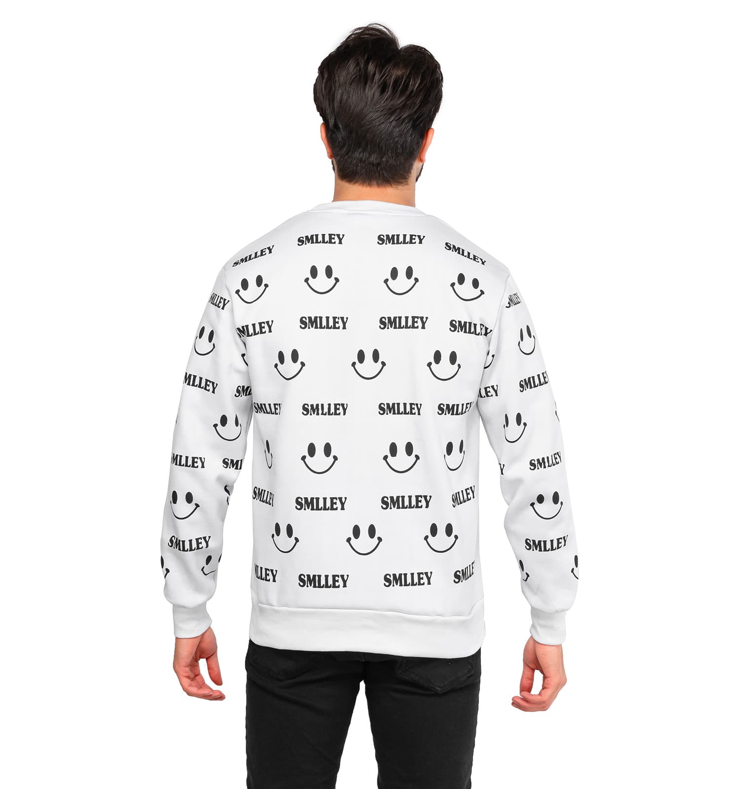 بلوز دورس یقه گرد SMILEY سفید کد 45738 — تصویر ۴