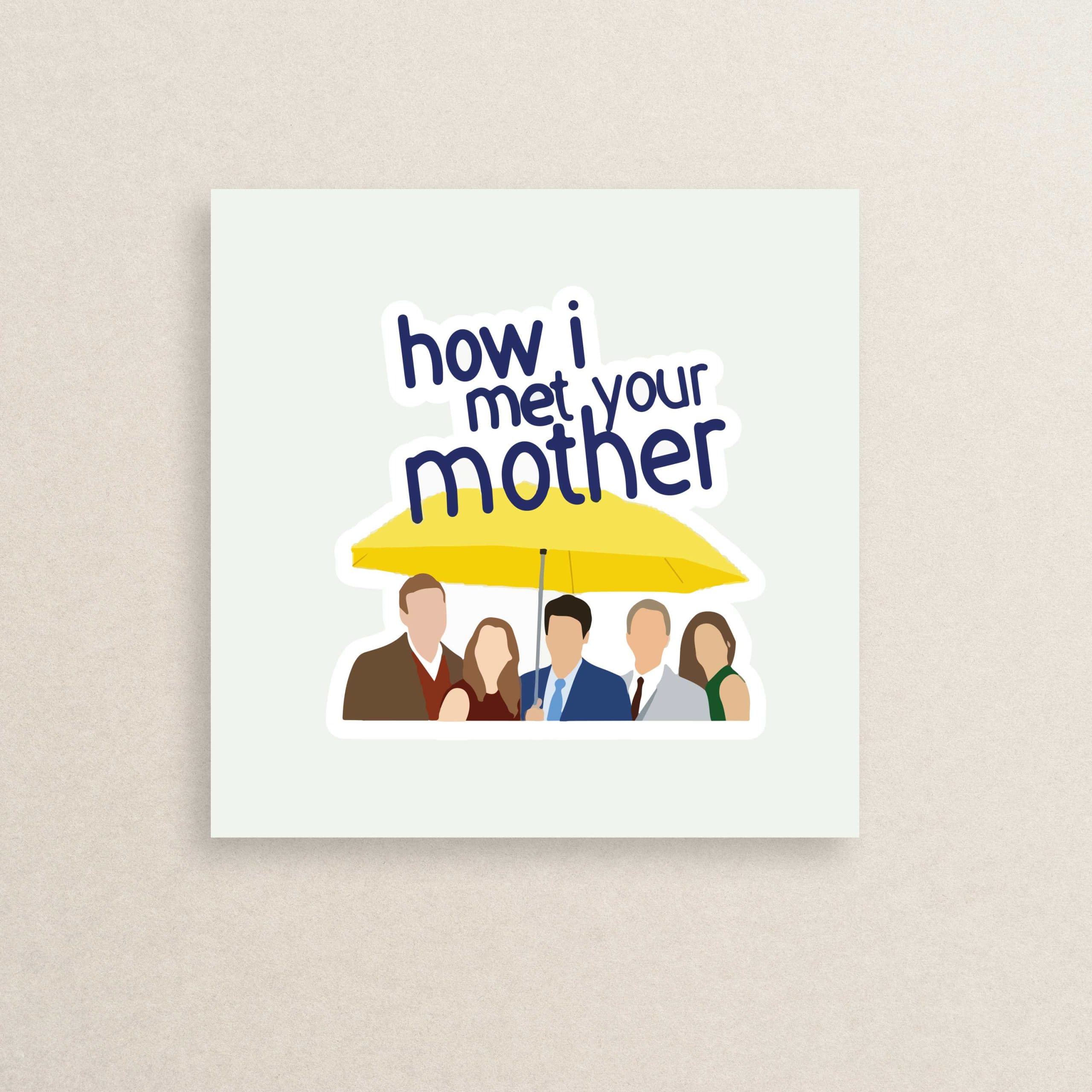 استیکر سایر سریال 06 | How I met your mother sticker 06