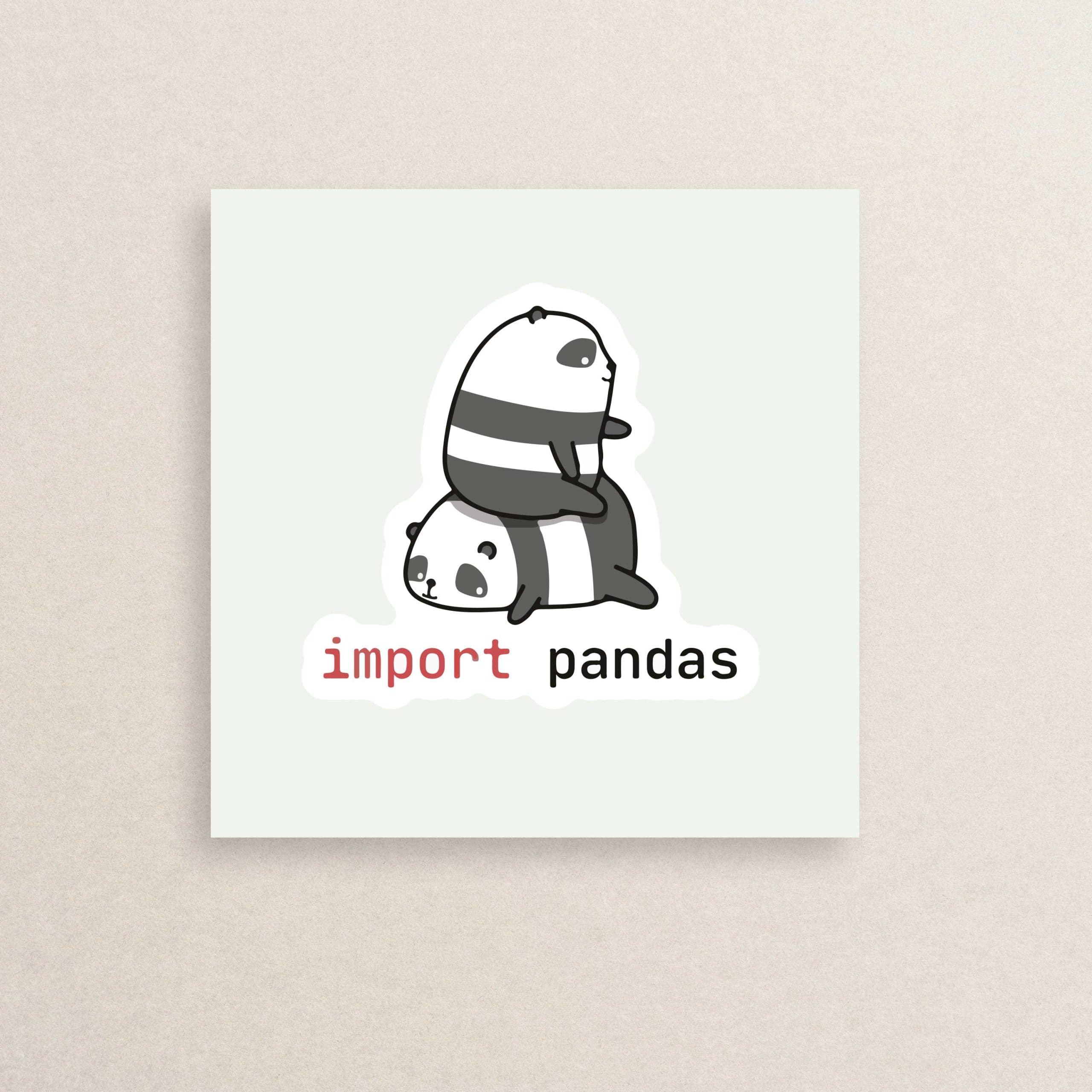 استیکر خرس پاندا گوگولی 46 | Cute Panda sticker 46