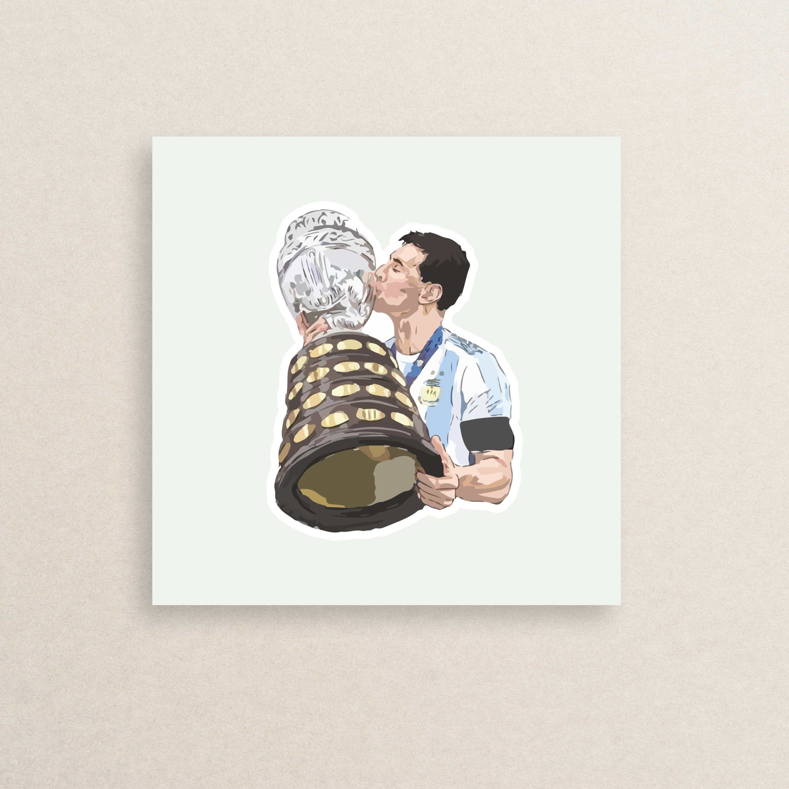 استیکر فوتبالیست لیونل مسی 03 | 03 Lionel Messi sticker