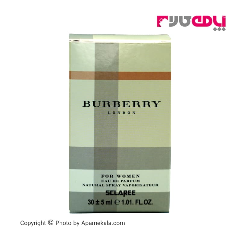 عطر جیبی زنانه اسکلاره مدل burberry londen حجم 30 میل — تصویر ۲