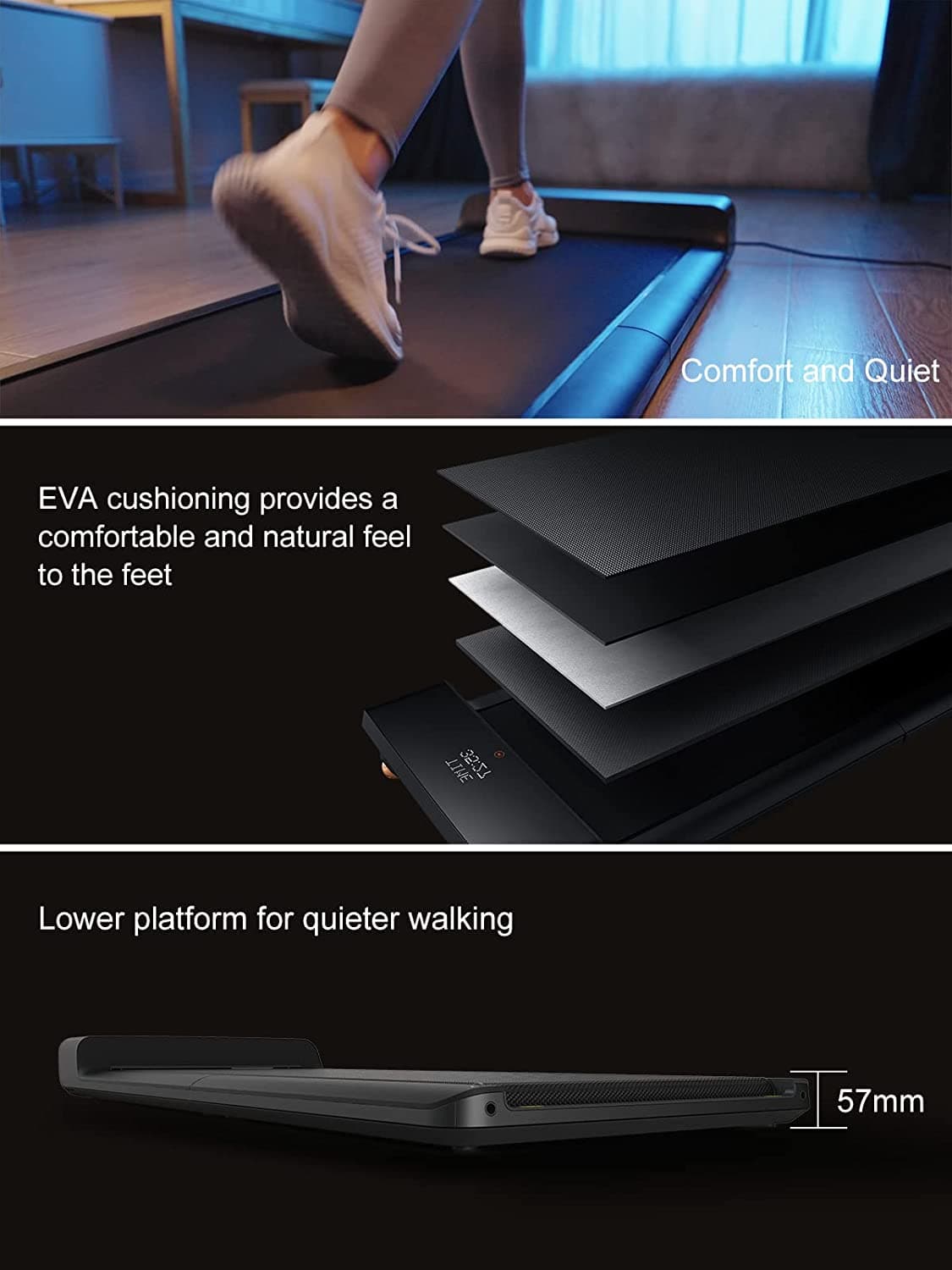 تردمیل هوشمند KingSmith WalkingPad A1 Pro Smart — تصویر ۷