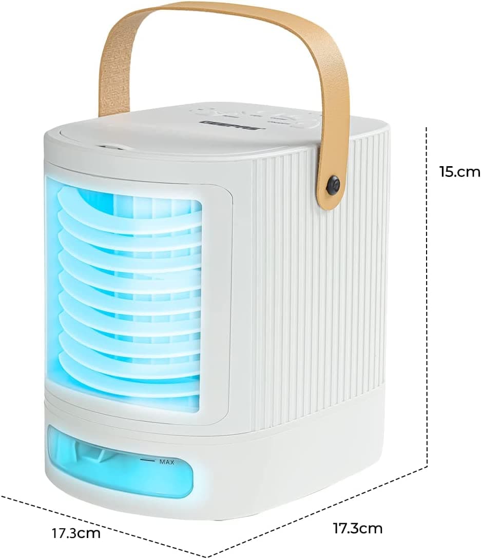 کولر هوای مینی قابل حمل با تهویه مطبوع و رطوبسازی Geepas Portable Air Cooler — تصویر ۷