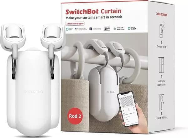 موتور پرده برقی هوشمند فول اتوماتیک SwitchBot — تصویر ۳