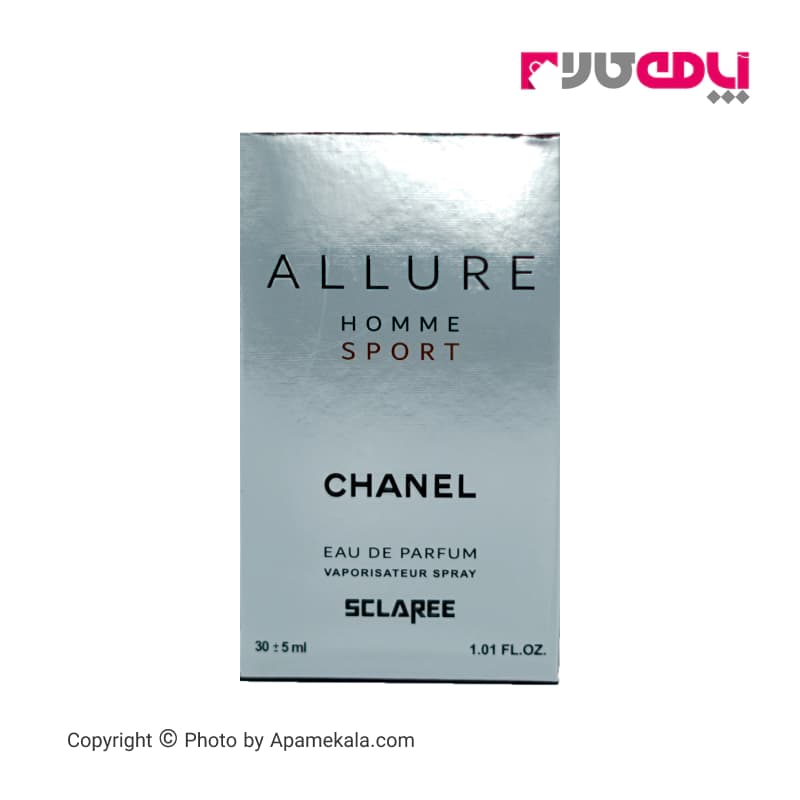 عطر جیبی مردانه اسکلاره مدل allure homme sport حجم 30 میل — تصویر ۲