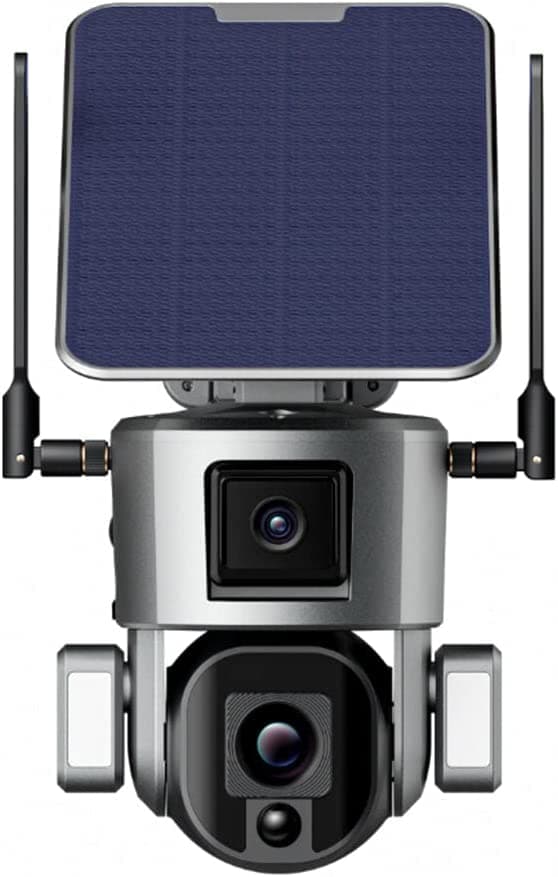 دوربین سیمکارت خور خورشیدی مدار بسته بی سیم CRONY D5 WiFi-4K-8MP Solar Dual Linkage Battery PT — تصویر ۶