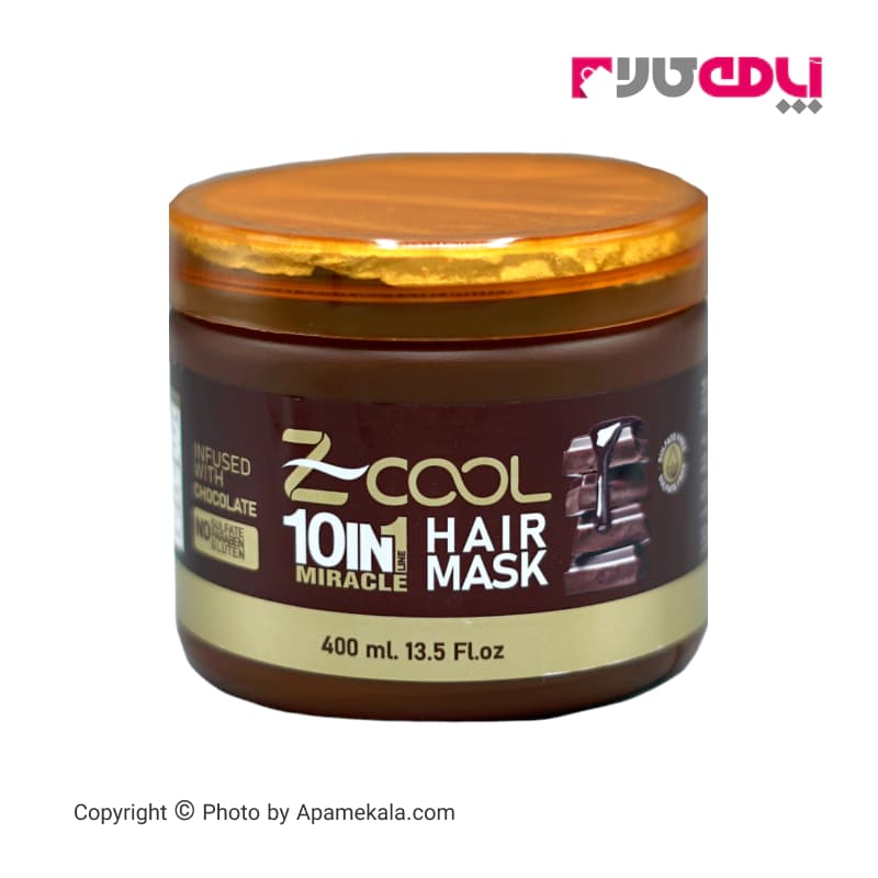 ماسک مو فری سافلیت زدکول (free sulfate) حاوی عصاره شکلات 400 میل