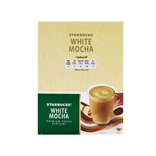قهوه استارباکس وایت موکا 10 تایی Starbucks