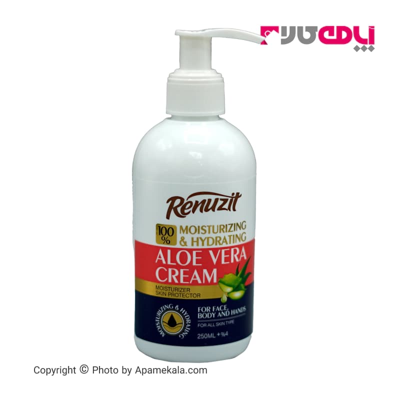 کرم مرطوبکننده رینوزیت (renuzit) حاوی آلوئه ورا حجم 250 میل