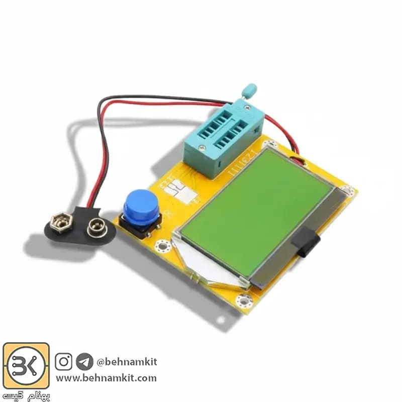 تستر قطعات الکترونيکي LCR-T4 + جعبه مخصوص — تصویر ۵