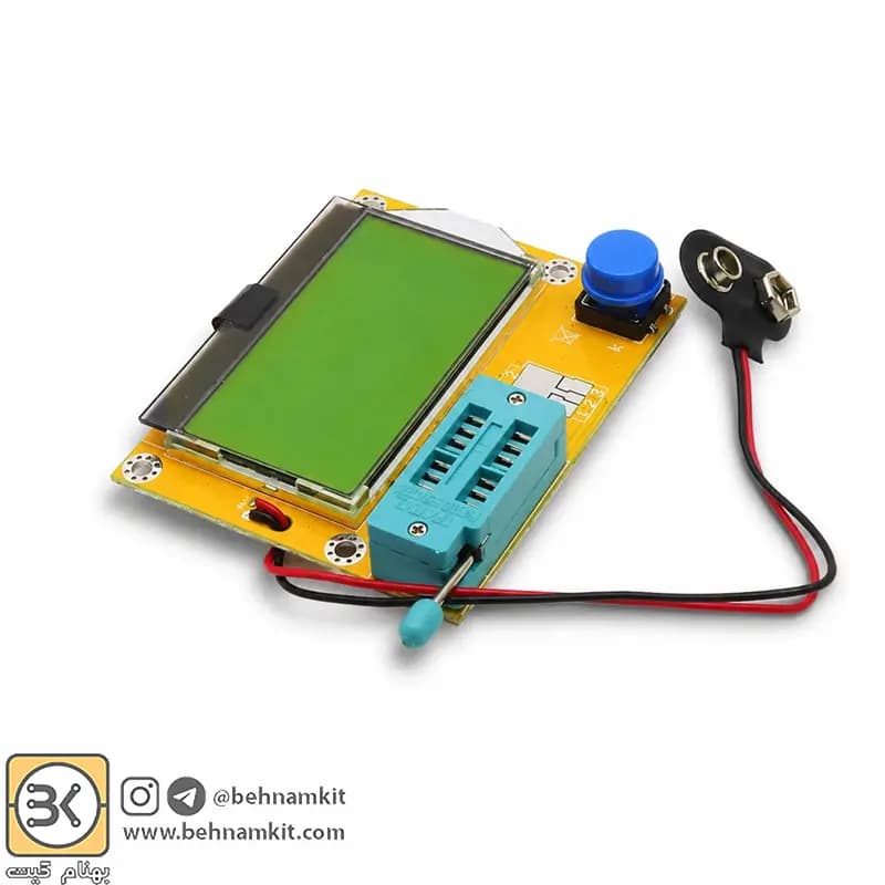 تستر قطعات الکترونيکي LCR-T4 + جعبه مخصوص — تصویر ۴