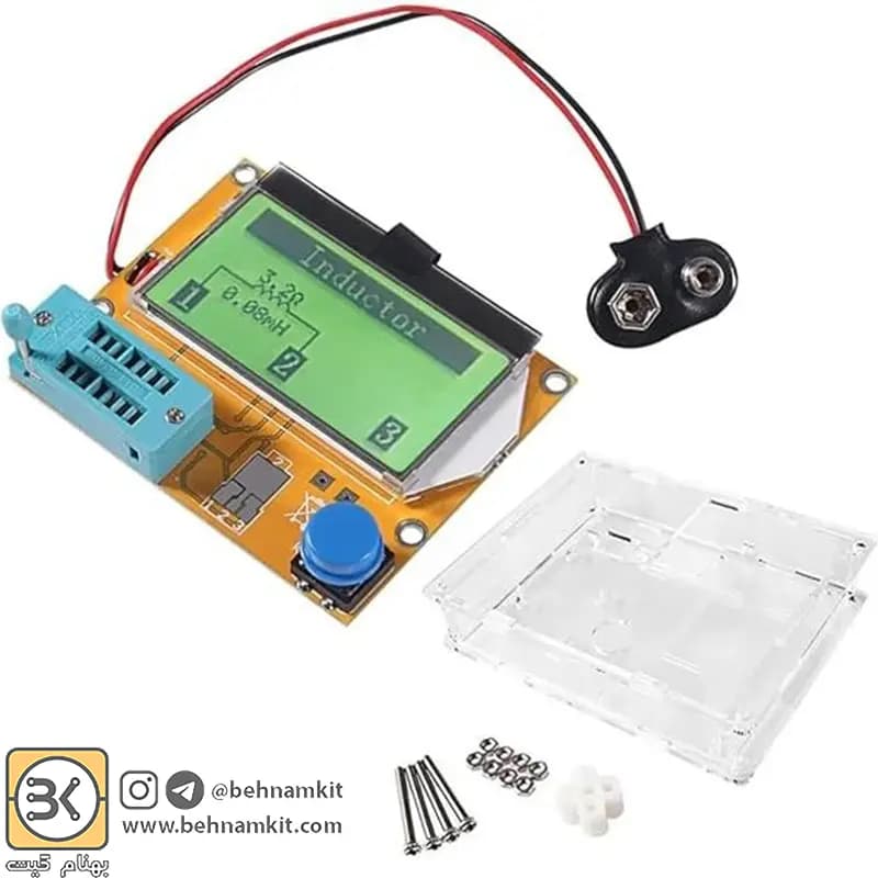تستر قطعات الکترونيکي LCR-T4 + جعبه مخصوص — تصویر ۷