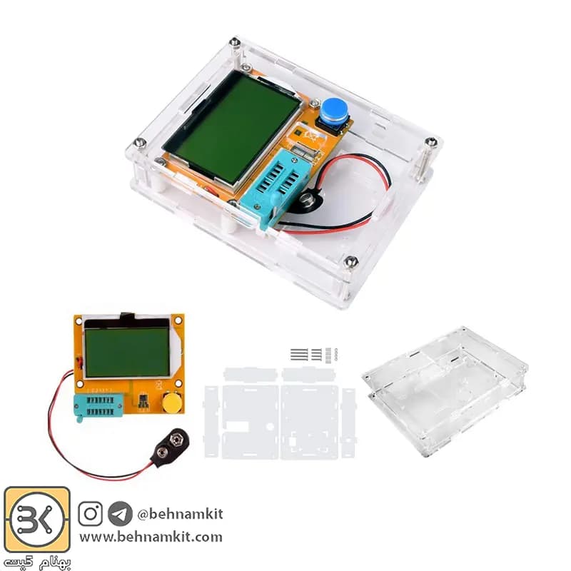 تستر قطعات الکترونيکي LCR-T4 + جعبه مخصوص