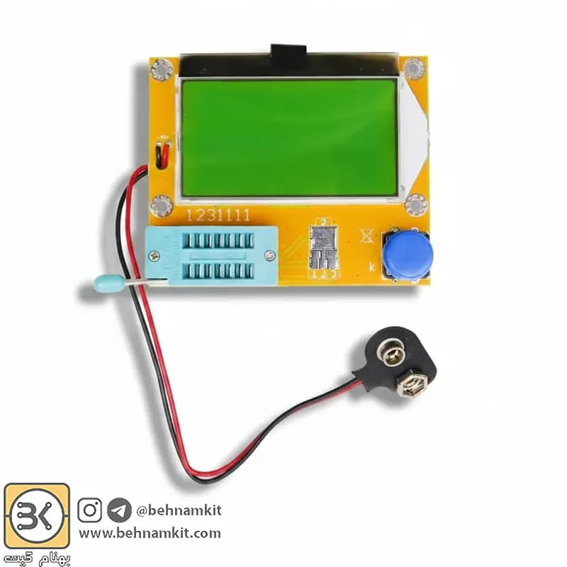 تستر قطعات الکترونيکي LCR-T4 + جعبه مخصوص — تصویر ۲