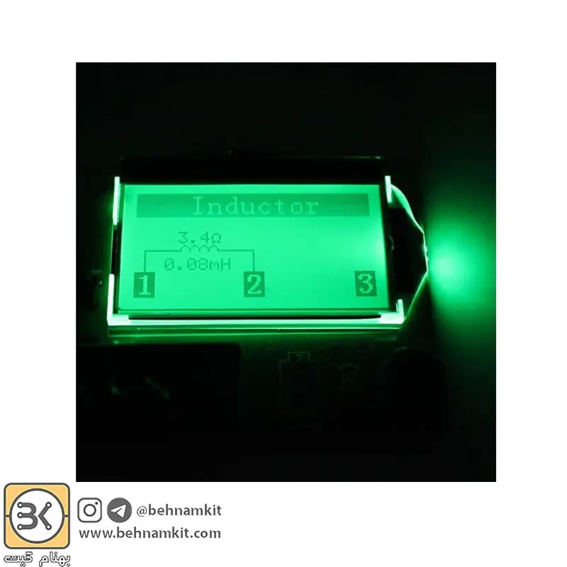 تستر قطعات الکترونيکي LCR-T4 + جعبه مخصوص — تصویر ۶
