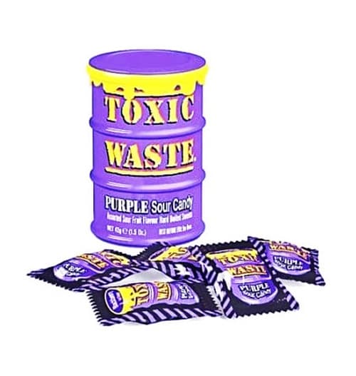 آبنبات خیلی ترش بنفش تاکسیک ویست Toxic Waste