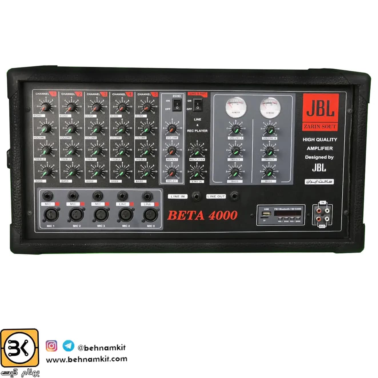 پاور میکسر JBL 4000 — تصویر ۳