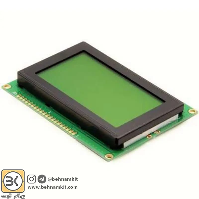 ال سی دی 128*64 سبز LCD 64 128 Green