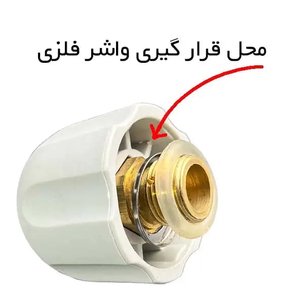 واشر فلزی در اتو بخار — تصویر ۲