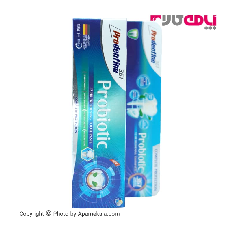 خمیر دندان پرودنتین مدل probiotic حجم 150 میل — تصویر ۲